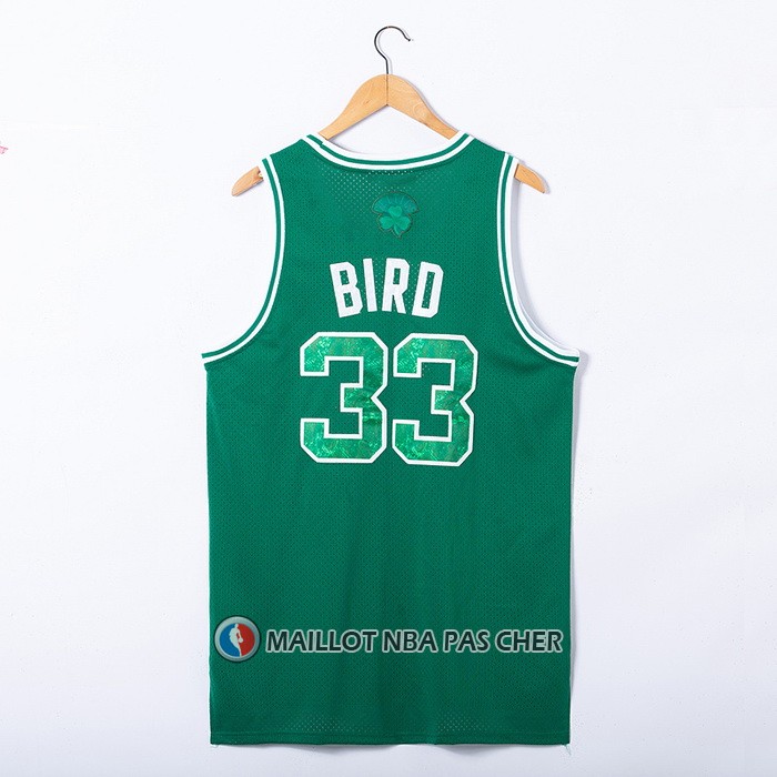 Maillot Boston Celtics Larry Bird NO 33 Snakeskin Hardwood Classics 2021 Vert